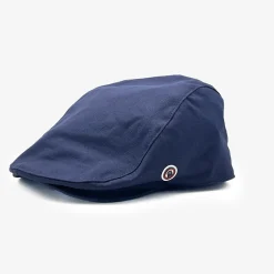 Casquettes Et Bobs|Daddy Cool>SERGE BLANCO Dark navy canvas beret KAKI
