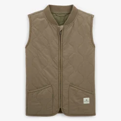 Doudounes Et Vestes>SERGE BLANCO Dustin junior beige quilted jacket dark navy