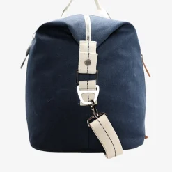 Sacs De Voyage|Le Sportif>SERGE BLANCO GYM dark navy travel bag BLANC