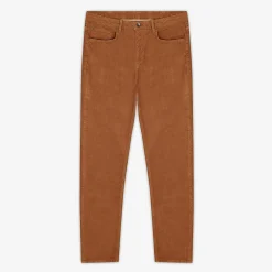 Pantalons>SERGE BLANCO Jean 331 velvet tapered fit fawn dark navy