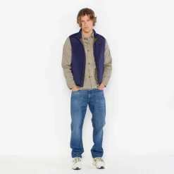Pantalons>SERGE BLANCO Jeans 331 tappered fit stone blue DARK BLUE