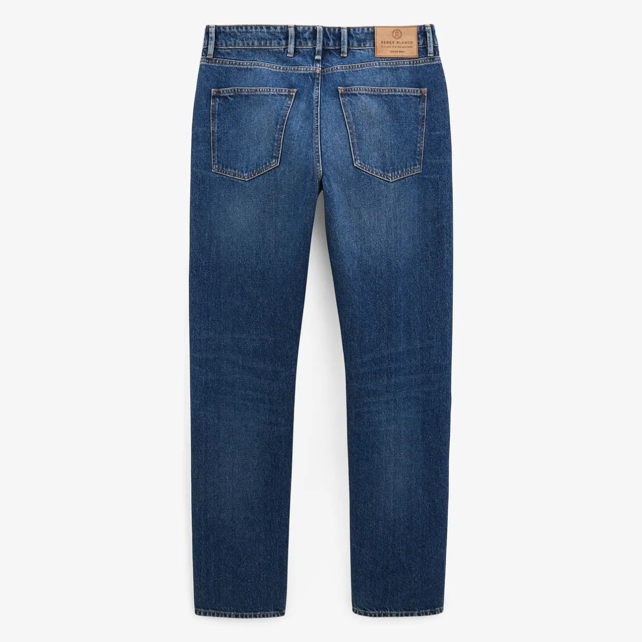 Pantalons>SERGE BLANCO Jeans 331 tappered fit stone blue DARK BLUE