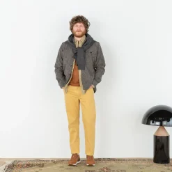 Pantalons>SERGE BLANCO John 331 tapered fit antelope VERMILLON