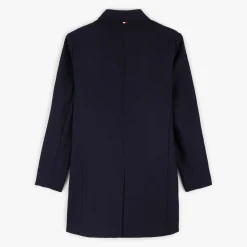 Manteaux Et Vestes>SERGE BLANCO Jules navy blue coat NOIR