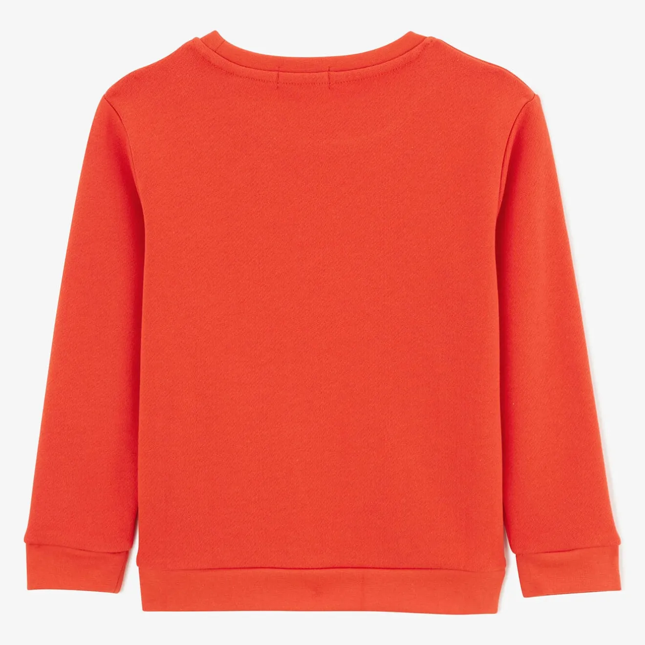 Vêtements>SERGE BLANCO Junior Brushed Fleece Crewneck Sweatshirt in Copper Orange OLIVE