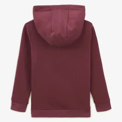 Vêtements>SERGE BLANCO Junior Burgundy Red Brushed Fleece Hoodie OCEAN