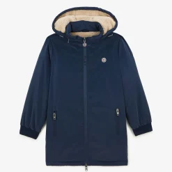Vêtements>SERGE BLANCO Junior Cap Finistère dark blue long parka ROYAL