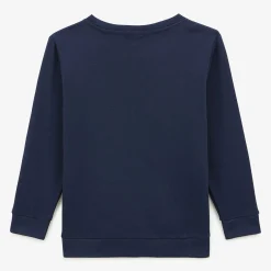 Vêtements>SERGE BLANCO Junior Dark Blue Brushed Fleece Crew Neck Sweatshirt dark navy