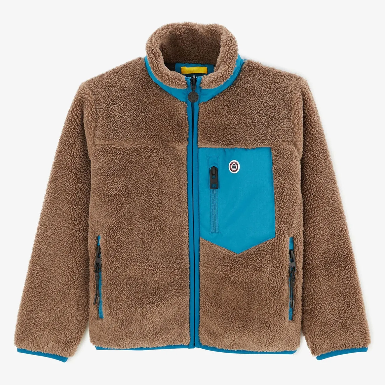 Vêtements>SERGE BLANCO Junior Toronto Brown Fleece Jacket GAZON