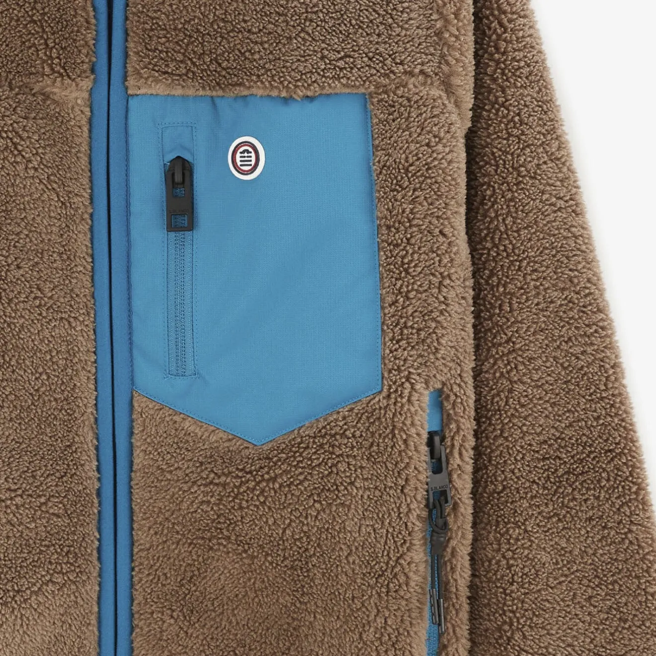 Vêtements>SERGE BLANCO Junior Toronto Brown Fleece Jacket GAZON