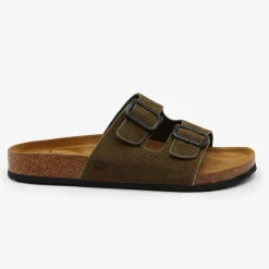 Sandales|Daddy Cool>SERGE BLANCO Khaki green Tropéa sandal CITRON