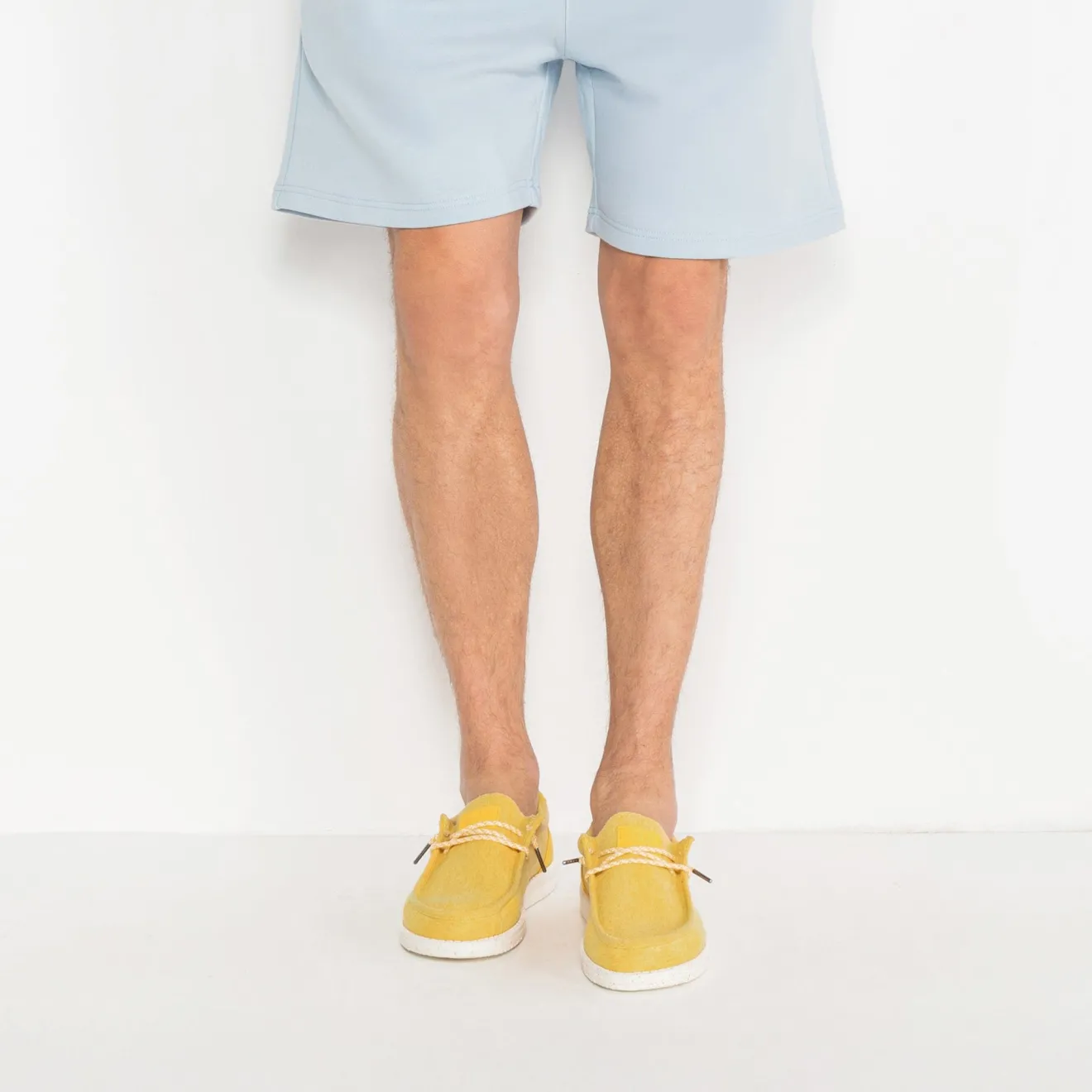 Chaussures Bateau|Daddy Cool>SERGE BLANCO Lemon yellow Saint-Jean boat shoe ORANGE