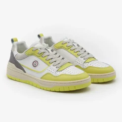 Collection La Vernaz>SERGE BLANCO Lemon yellow Vernaz sneaker NATION