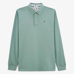 Maillots De Rugby|Polos>SERGE BLANCO Loevan Long Sleeve Rugby Jersey Almond Green | ARDOISE