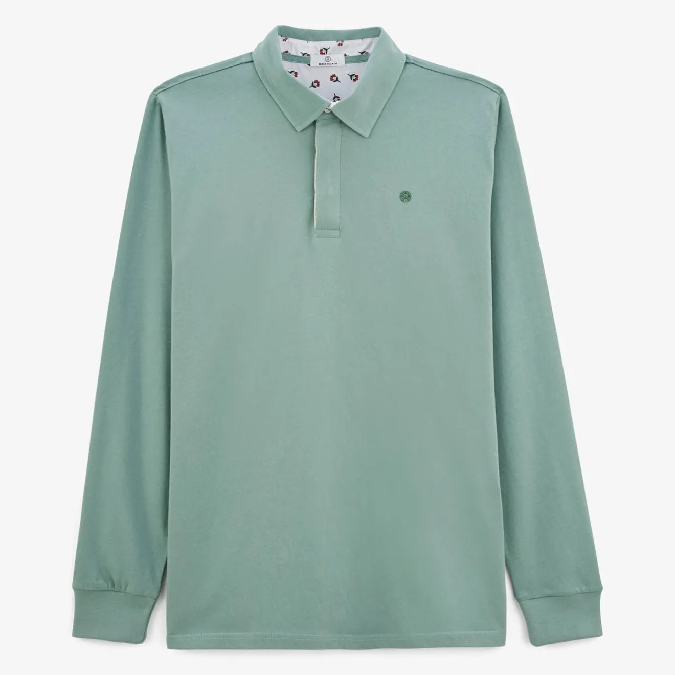 Maillots De Rugby|Polos>SERGE BLANCO Loevan Long Sleeve Rugby Jersey Almond Green | ARDOISE