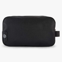 London|Trousses De Toilette>SERGE BLANCO London black leather toiletry bag NOIR