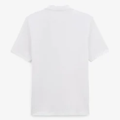 Crazy Logo|Polos>SERGE BLANCO London pique short-sleeved polo shirt with white cherry embroidery ARDOISE