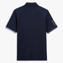 Maillots De Rugby|Polos>SERGE BLANCO Luis short-sleeved rugby jersey in midnight blue BLEU NUIT