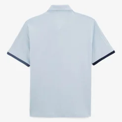Maillots De Rugby|Polos>SERGE BLANCO Luis sky blue short-sleeved rugby jersey CIEL