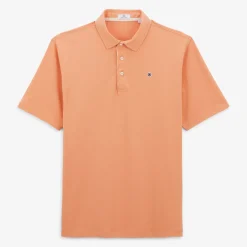 Maillots De Rugby|Polos>SERGE BLANCO Lyes long-sleeved rugby jersey in coral orange jersey DARK NAVY
