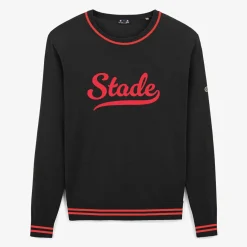 Stade Toulousain>SERGE BLANCO Mason Stade Toulousain black sweater NOIR