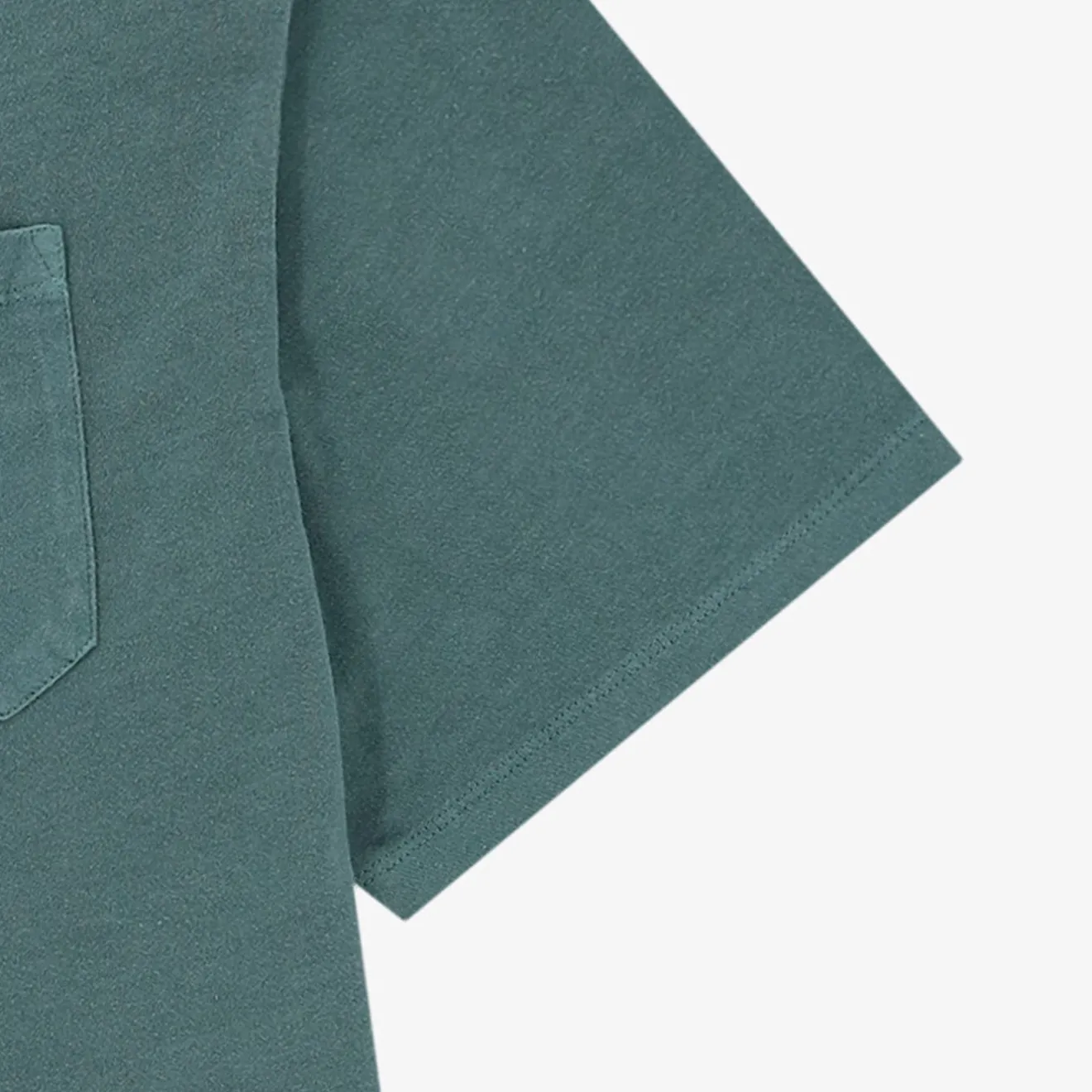 Ligne Play|T-shirts>SERGE BLANCO Men's Green Tim Mint T-shirt with Chest Pocket | BLANC