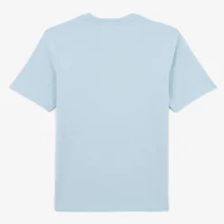 T-shirts>SERGE BLANCO Men's Sky Blue Théo Round Neck T-shirt | NOIR