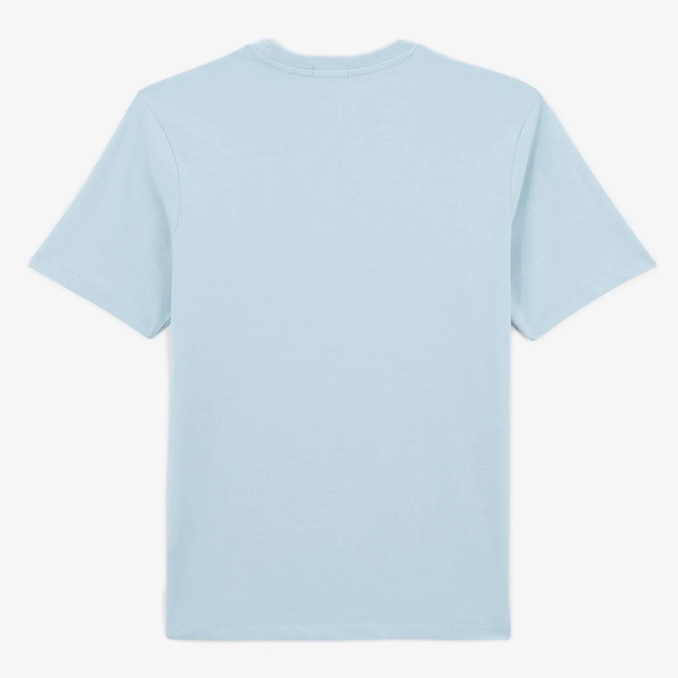 T-shirts>SERGE BLANCO Men's Sky Blue Théo Round Neck T-shirt | NOIR