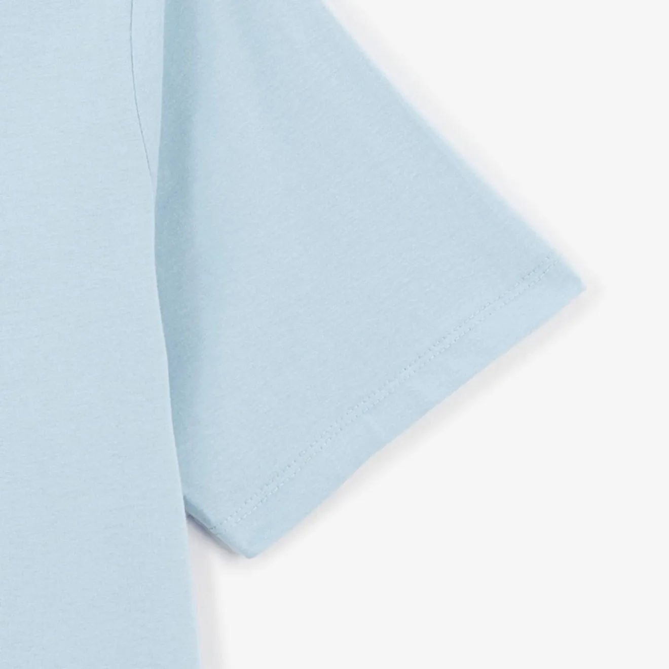 T-shirts>SERGE BLANCO Men's Sky Blue Théo Round Neck T-shirt | NOIR