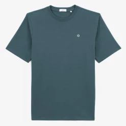 T-shirts|Daddy Cool>SERGE BLANCO Men's Theo Blue Denim Crew Neck T-Shirt | TILLEUL