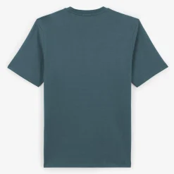 T-shirts|Daddy Cool>SERGE BLANCO Men's Theo Blue Denim Crew Neck T-Shirt | TILLEUL