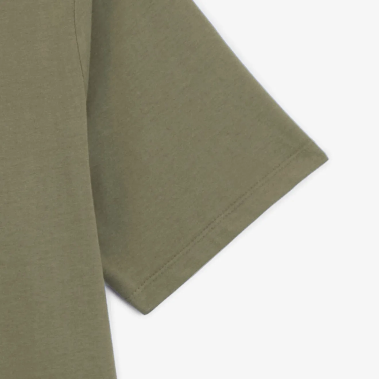 T-shirts|Tel Père, Tel Fils>SERGE BLANCO Men's Theo Khaki Teak Round Neck T-shirt | CIEL