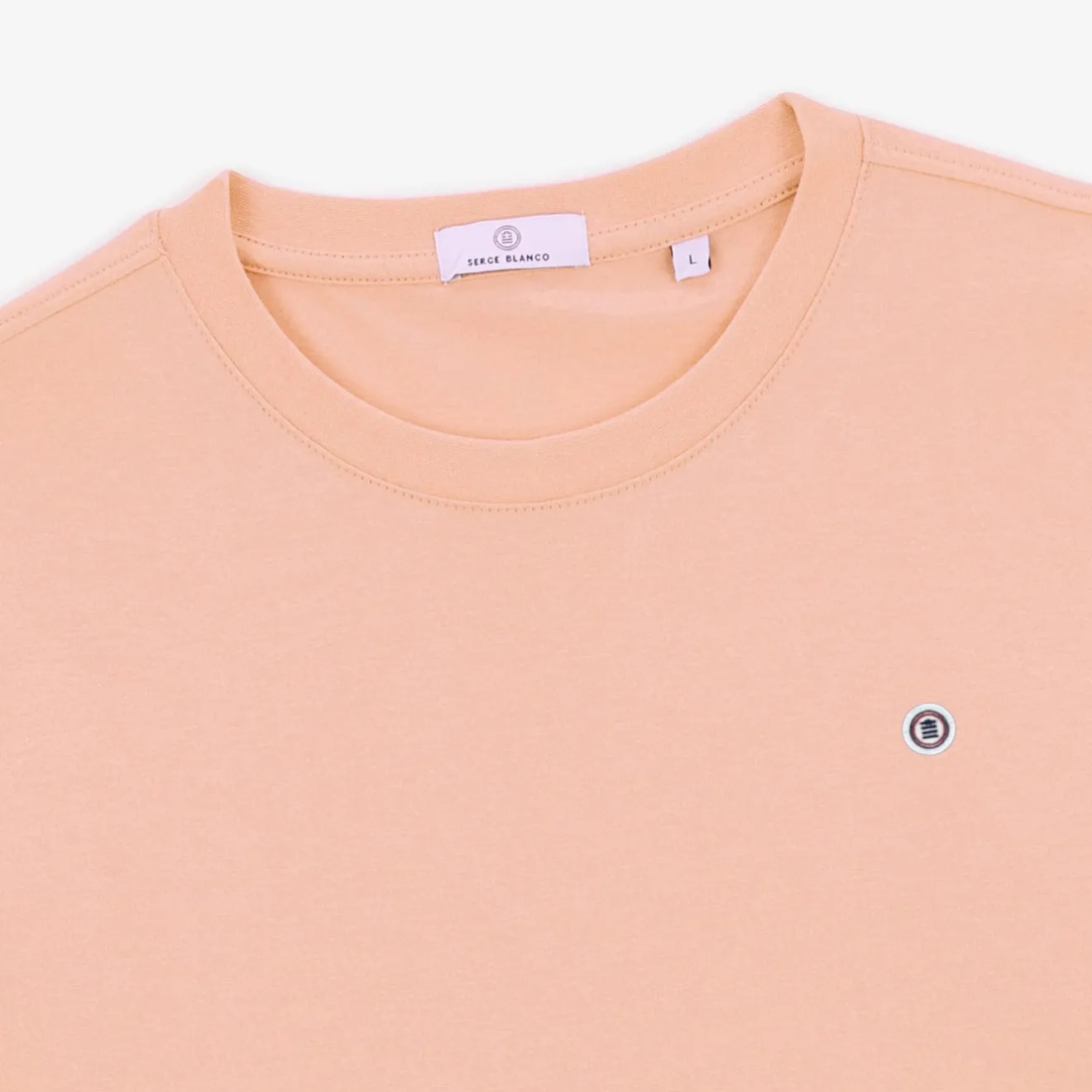 T-shirts|Daddy Cool>SERGE BLANCO Men's Théo Rose Skin Crew Neck T-shirt | TECK