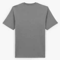 T-shirts>SERGE BLANCO Men's Tigran Slate Grey Crew Neck T-Shirt | DENIM