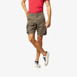 Shorts & Bermudas>SERGE BLANCO Military green cargo Bermuda shorts CAMOUFLAGE
