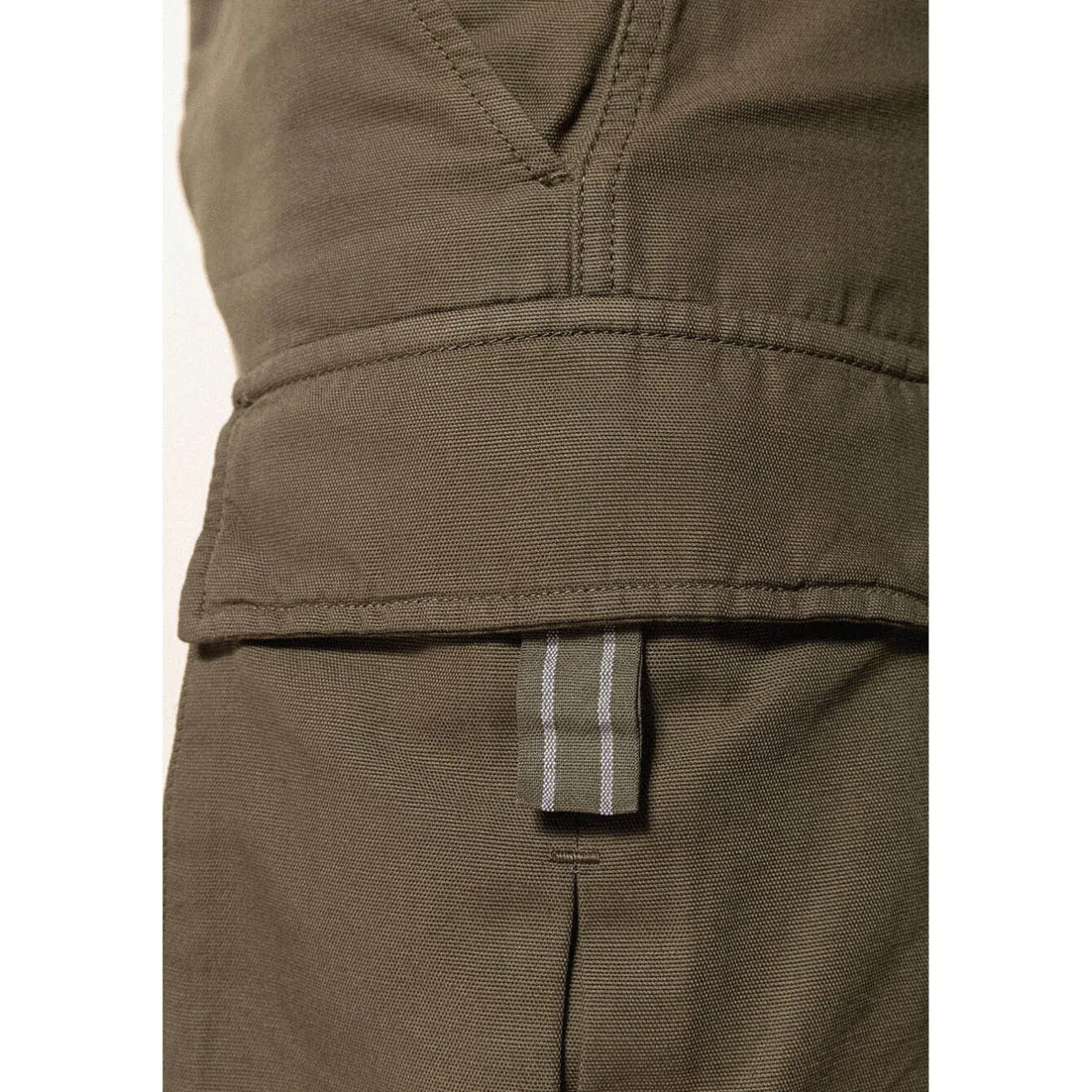 Shorts & Bermudas>SERGE BLANCO Military green cargo Bermuda shorts CAMOUFLAGE