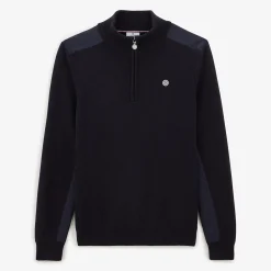 Pulls>SERGE BLANCO Mino dark navy sweater MARINE