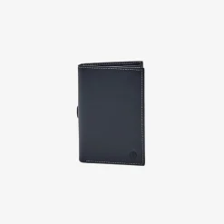 Maroquinerie>SERGE BLANCO Navy Illinois Wallet VERT