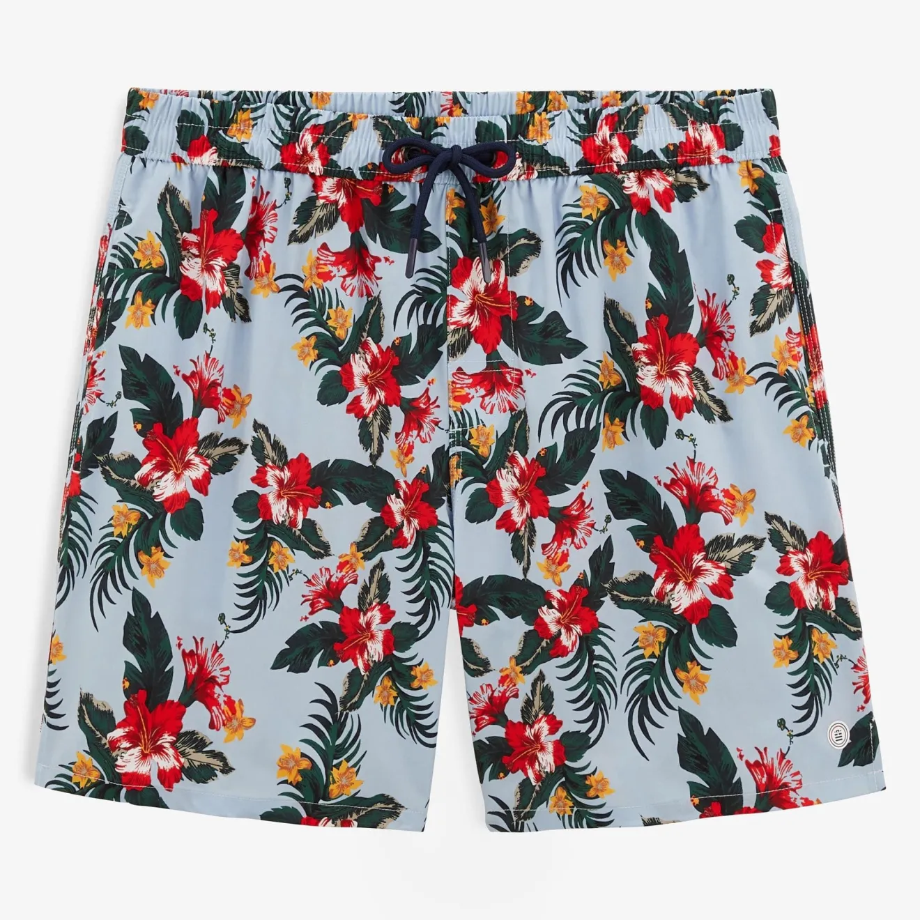 Maillots De Bain>SERGE BLANCO Nestor flower print swim shorts NUAGE