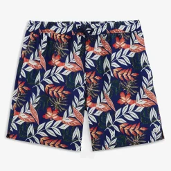 Maillots De Bain>SERGE BLANCO Nestor leaf print swim shorts SKIN