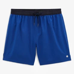 Maillots De Bain>SERGE BLANCO Nestor royal blue two-tone swim shorts DARK NAVY