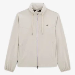 Ligne Play|Manteaux & Vestes>SERGE BLANCO Off-white waterproof storm jacket MARINE