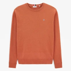 Pulls>SERGE BLANCO Orange Maximus Sweater OFF WHITE
