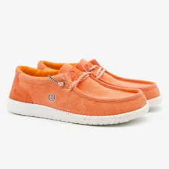 Chaussures Bateau|Daddy Cool>SERGE BLANCO Orange Saint-Jean boat shoe DARK NAVY