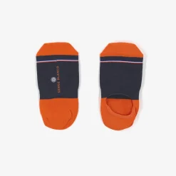 Sous-vêtements|Daddy Cool>SERGE BLANCO Pack of 3 pairs of orange apricot invisible socks AMANDE