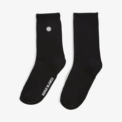 Sous-vêtements>SERGE BLANCO Pack of 3 pairs of plain black high socks COLORISASSORT