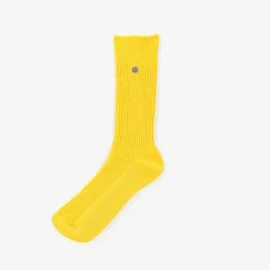 Sous-vêtements>SERGE BLANCO Pack of 3 pairs of plain lemon yellow socks TECK