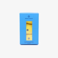Sous-vêtements>SERGE BLANCO Pack of 3 pairs of plain lemon yellow socks TECK