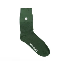 Sous-vêtements>SERGE BLANCO Pack of 3 pairs of plain military green high socks NOIR