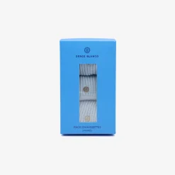 Sous-vêtements|L'audacieux>SERGE BLANCO Pack of 3 pairs of plain sky blue socks ABRICOT